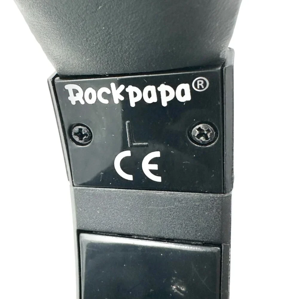 Rockpapa Wired Over Ear Stereo Headphones Black Adjustable Lightweight Design